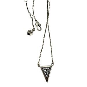 Brighton Collectibles Contempo Ice Reversible Petite Triangle Necklace 1127